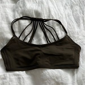 Lululemon dark green bra